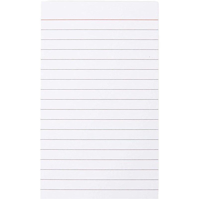 Okuna Outpost 300 Pack Vertically Ruled Index Cards - Lined Paper Vertical NoteCards - Portrait Style (3 x 5 In) - Image 3